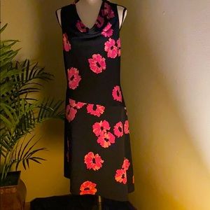 Anne Klein floral print dress.